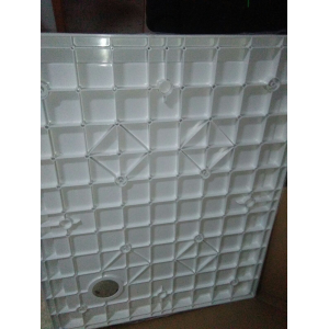 Piatto doccia 80x120 effetto pietra bianco rettangolare in SMC